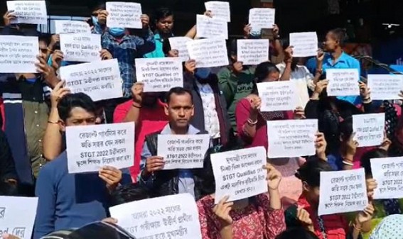2022-STGT Qualified Youth Demand Recruitment ; staged protest 2022-STGT Qualified Youth Demand Recruitment ; staged protest